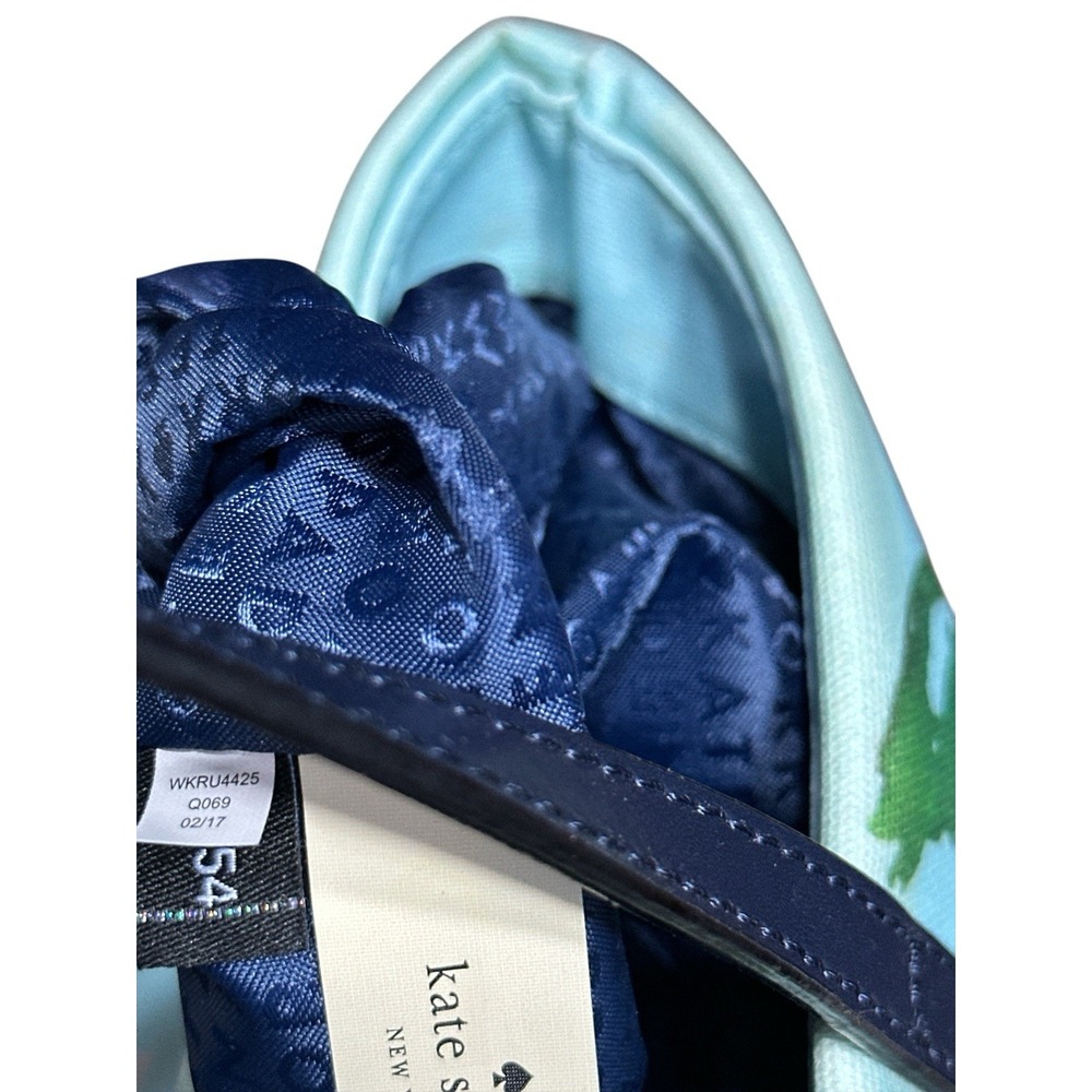 Kate Spade "I Need A Vacation" Palm Tree Ocean Beach Print Bon Shopper Tote Bag - Picture 10 of 16